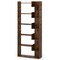 Costway 1/2 PCS 6-tier Bookshelf Tall Display Shelf with 11 Open Shelves 2 Anti-tipping Kits Black/Natural/White
